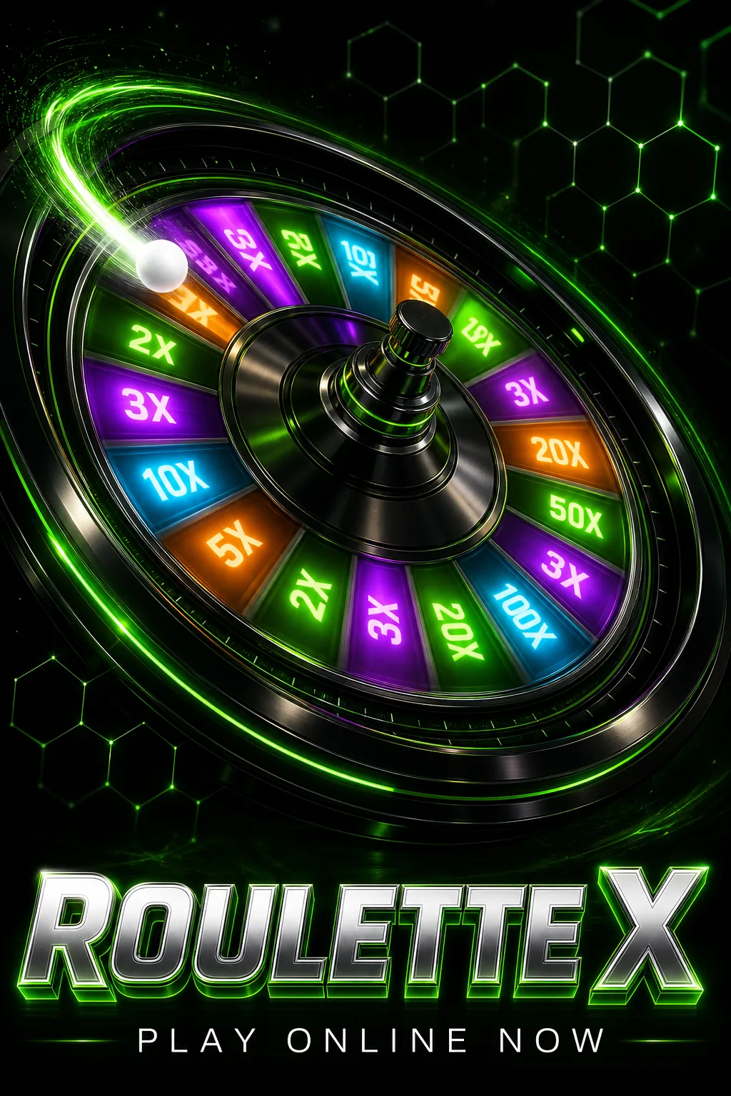 Roulette X gameplay - live wheel spinning with a rising multiplier